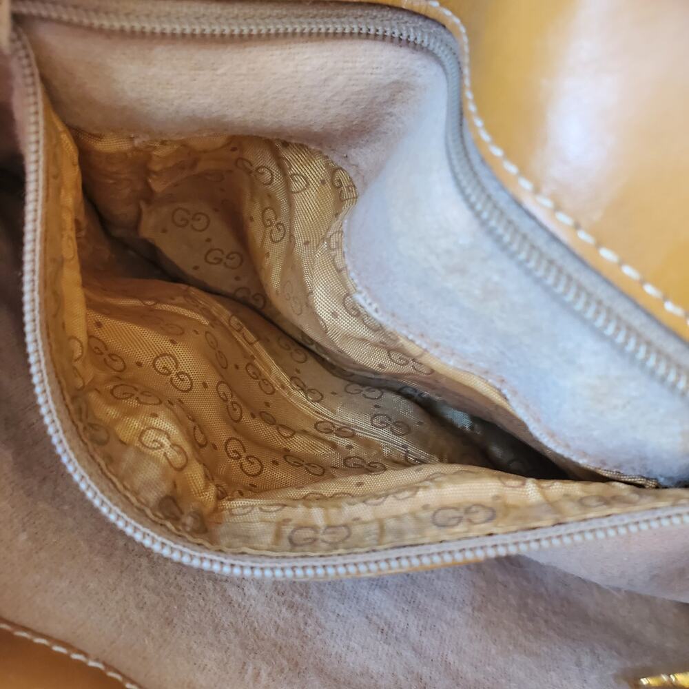 Gucci Vintage Micro GG Monogram Tan Coated Canvas Crossbody Bag - Picture 9 of 16